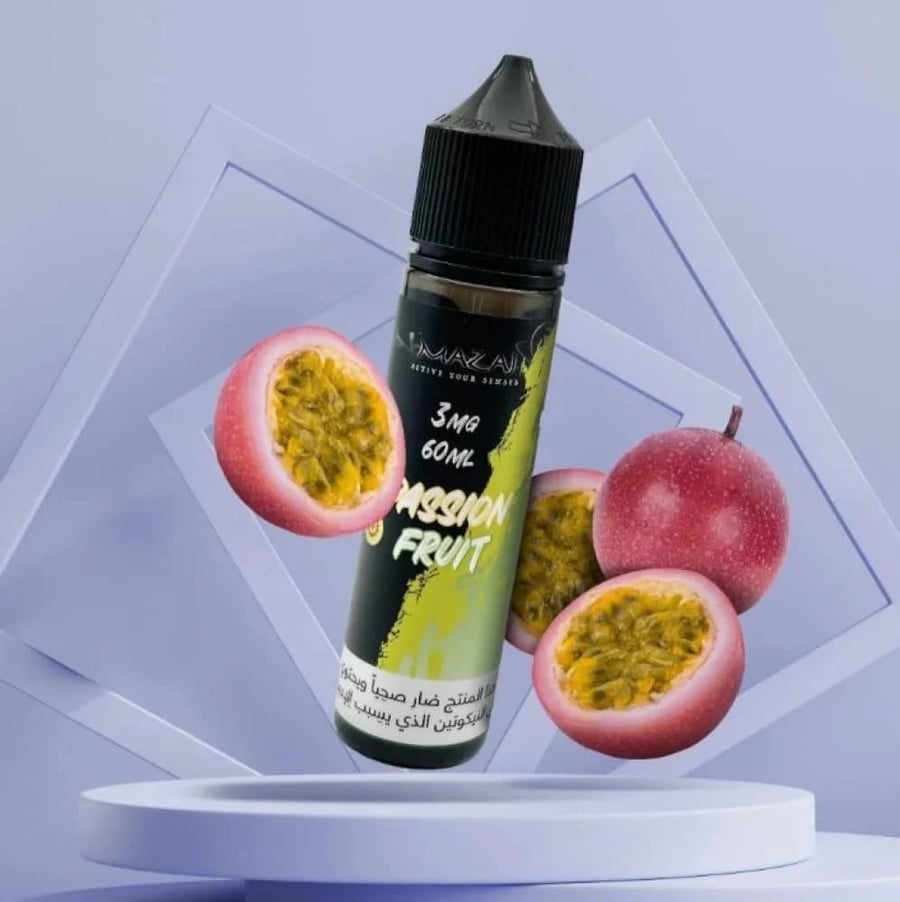 نكهة مزاج طعم باشن فروت 60مل MAZAJ PASSIONFRUIT 60ML