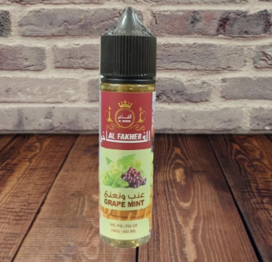 نكهة الفاخر عنب نعناع ايس 60مل ALFAKHER GRAPE MINT ICE 60ML