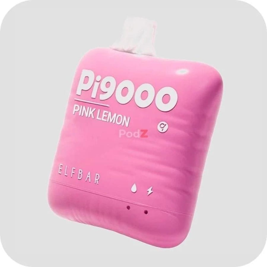 سحبة الف بار 9000 سحبة بينك ليمون Elf Bar PI 9000 PUFFS Disposable Vap