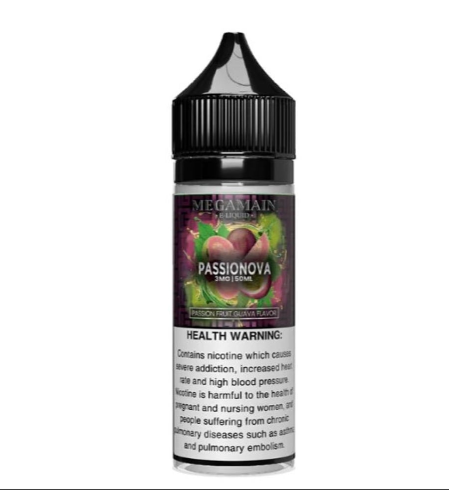 نكهة شيشة ميقا ماين باشن فروت جوافة 60 مل  MEGAMAIN passion ova 60ML
