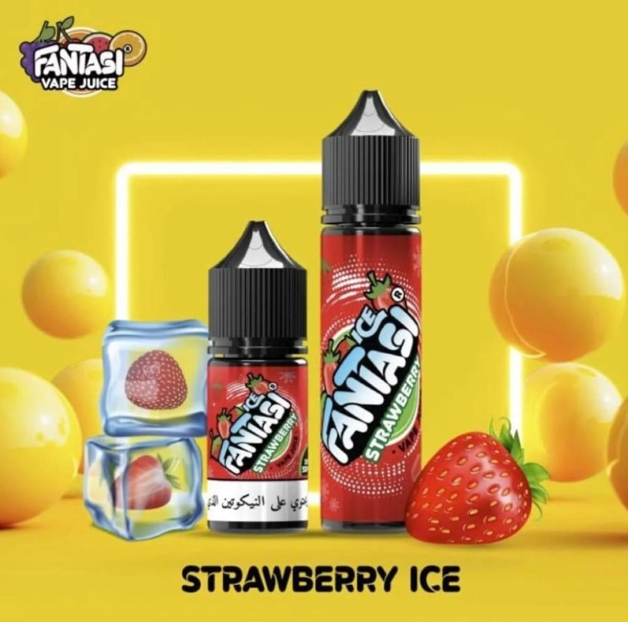 نكهة فانتازي فراولة ايس 60 مل FANTASI STRAWBERRY ICE 60M