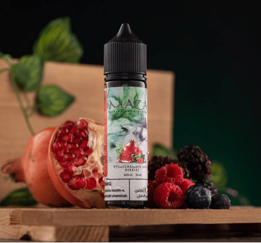 نكهة مزاج رمان وتوت 60 مل MAZAJ POMEGRANATE BERRY 60ML