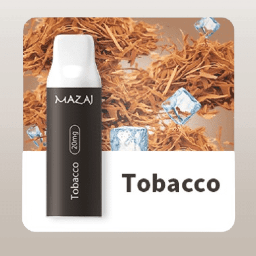 بودات مزاج ريلود 4000 موشة بطعم توباكو MAZAJ RELOAD PODS 4000 PUFFS TO