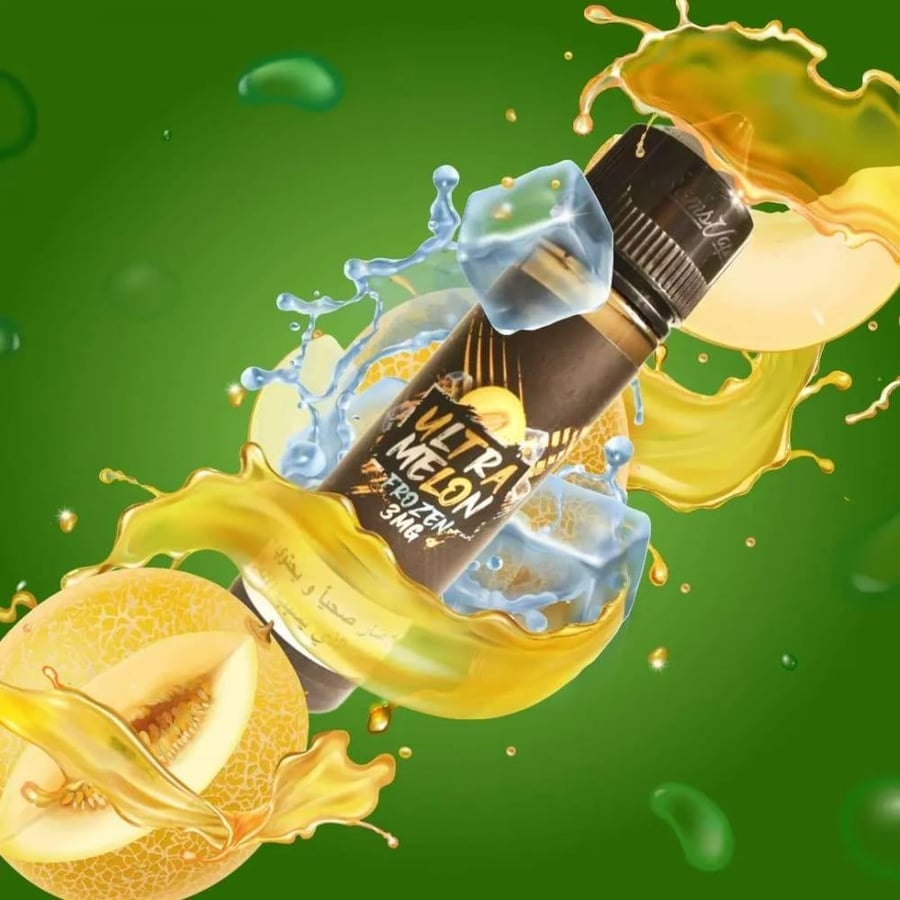 نكهة الترا ميلون بطعم الشمام ايس 60 مل SAMS VAPE ULTRA MELON FROZEN 60