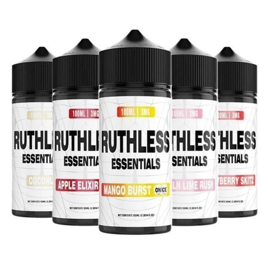 نكهة روثلس اسنتيالس بلوراز استراوز 100 مل RUTHLESS ESSENTIALS BLUE RAZ