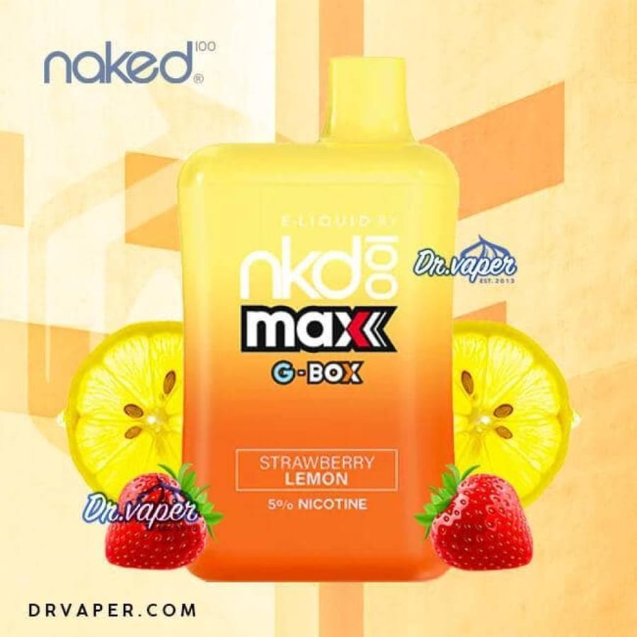 سحبة نيكد 5500 سحبة فراولة بالليمون Naked GBox 5500 PuffS strawberry-l