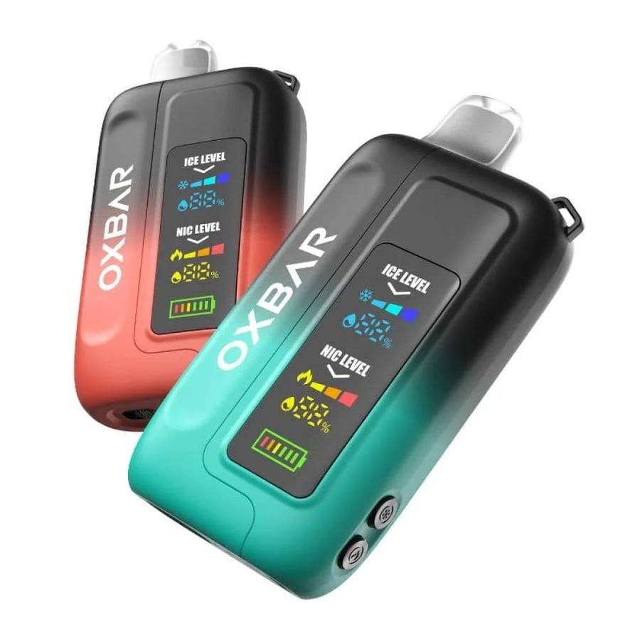 سحبة أوكس بار 30000 سحبة مانجو خوخ OXBAR ICE NIC 30000 PUFFS MANGO PEA