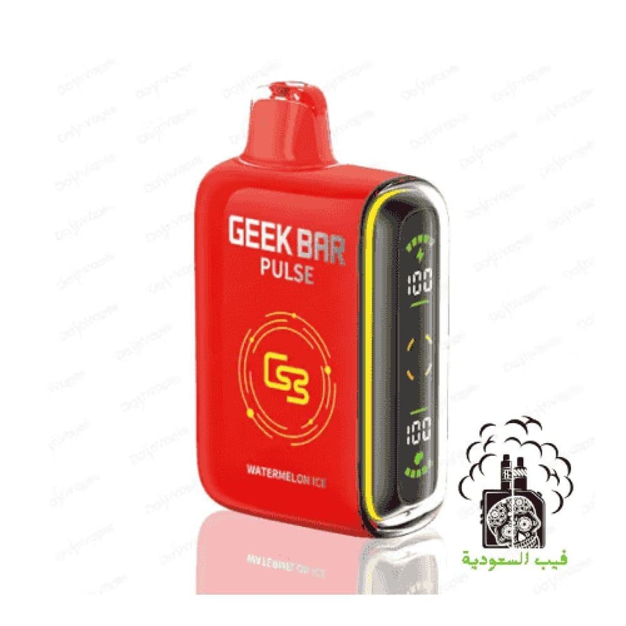 سحبة جيك بار فيب 15000 سحبة كرز بطيخ GEEK BAR 15000 PUFFS WATERMELON C