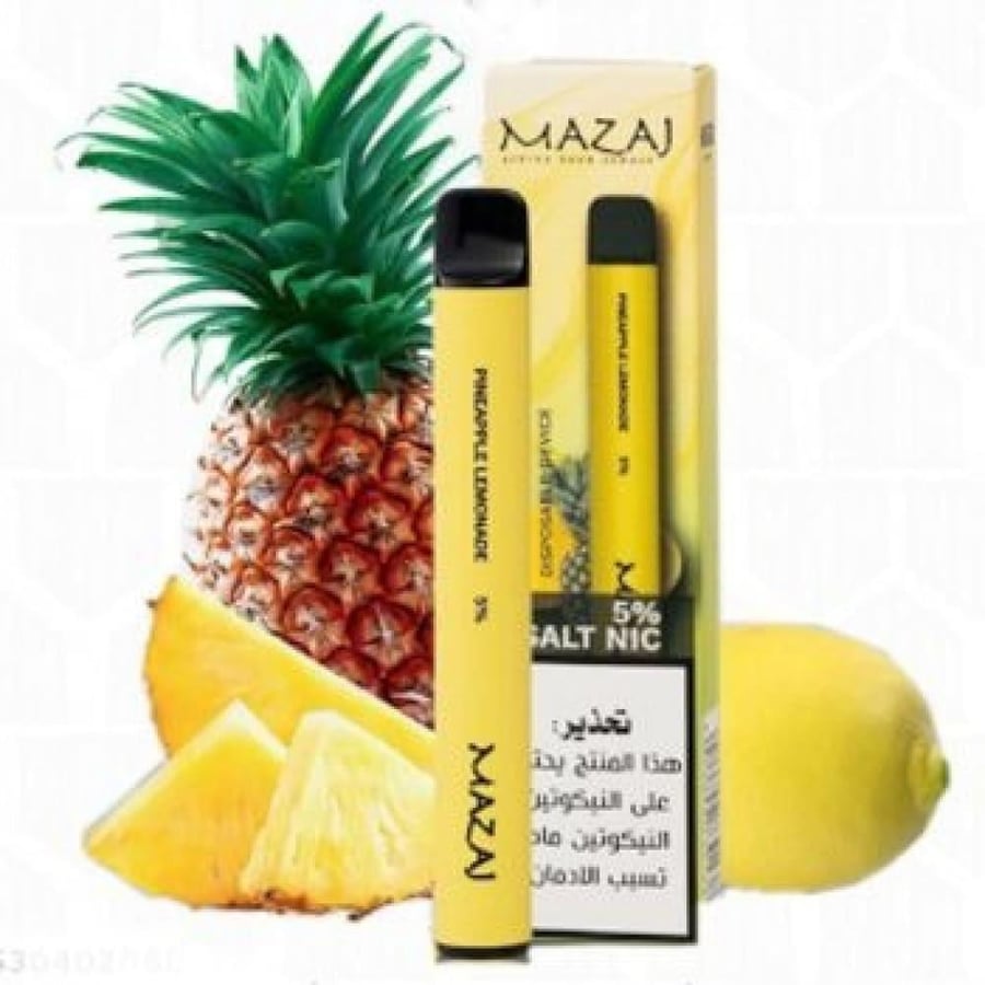 سحبة جاهزة مزاج بنكهة مكس الاناناس والليمون 1000 موشة Mazaj pineapple