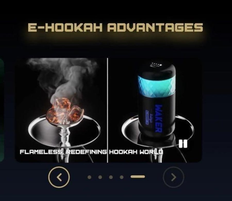 بودات شيشة وايكر 5000 سحبة كشمش اسود WAKER SHISHA PODS 5000PUFFS BLACK