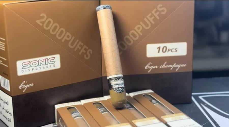 سحبة سونيك 2000 موشة فانيلا كاسترد توباكو SONIC 2000 PUFFS VCT