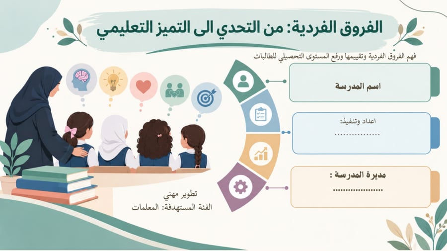 الفروق الفردية بين الطالبات وكيف التعامل معها