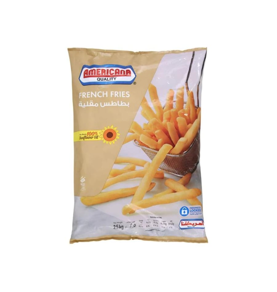 بطاطس مقلية 2.50كيلو