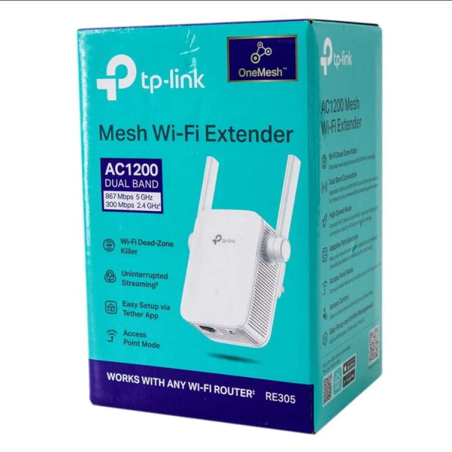 موسع نطاق واي فاي ثنائي النطاق، TP-Link AC1200