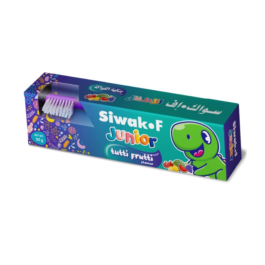 سواك اف معجون اطفال بالفواكه 50 جم