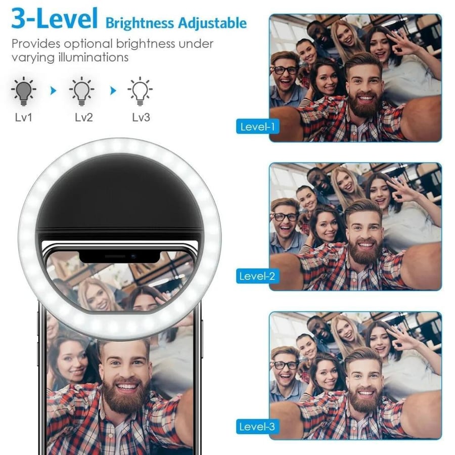 حلقة إضاءة Selfie Ring Light