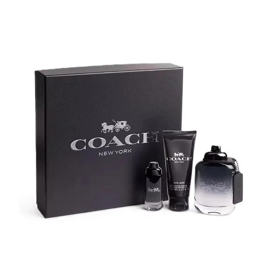 طقم كوتش نيويورك اودي تواليت رجالي 100 مل + عطر بخ 15 مل + شور جل 100 مل