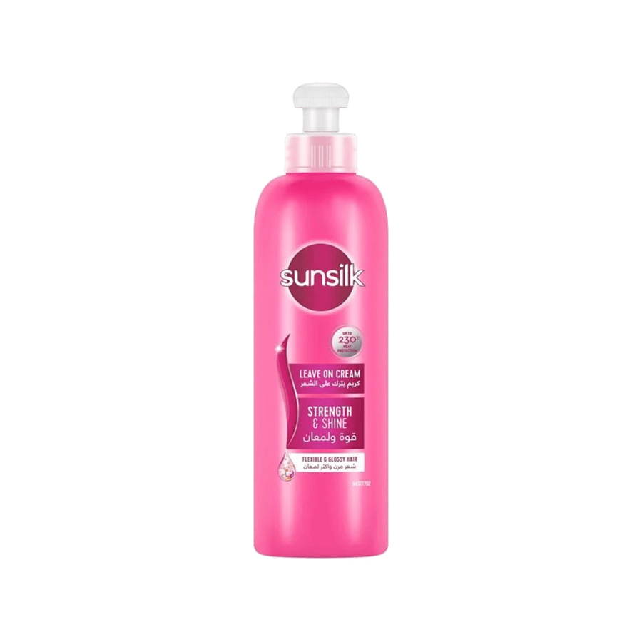 كريم صانسيلك لقوة ولمعان الشعر 200 مل-SUNSILK LEAVE ON CREAM STRENGTH & SHINE 200 ML