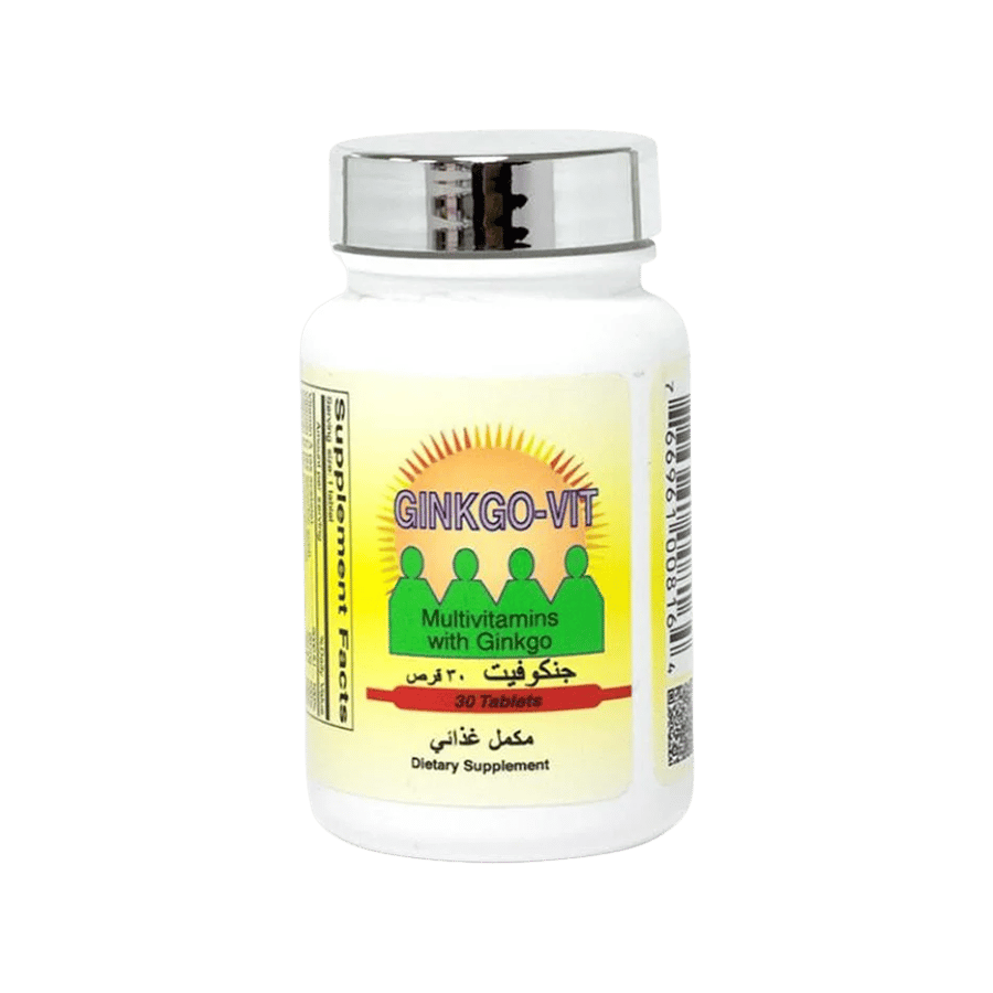 مكمل غذائي جينكو-فيت، 30 قرصًا-GINKGO-VIT DIETARY SUPPLEMENT 30TABLETS