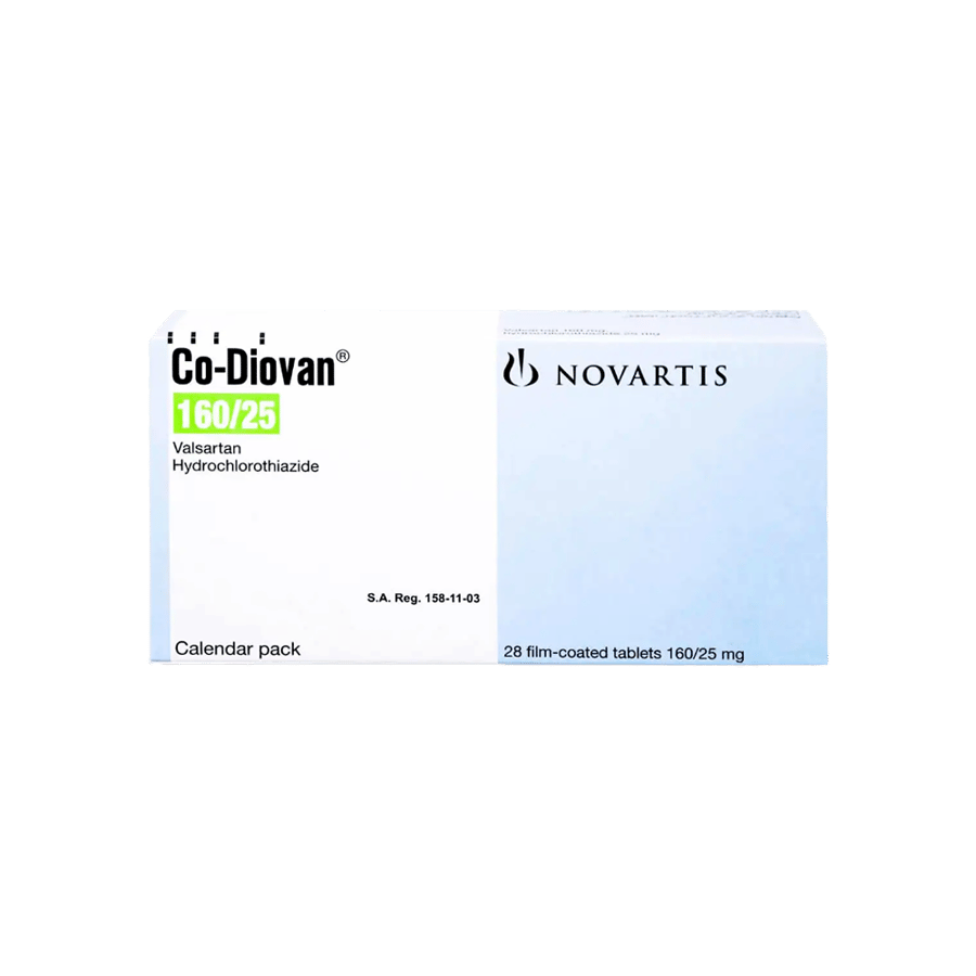 كو-ديوفان 160 مجم/25  مجم  اقراص-CO-DIOVAN 160MG/25MG TAB.