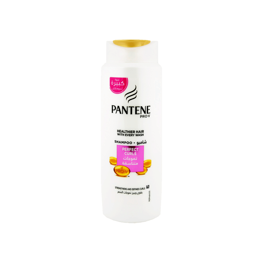 بانتين شامبو 600 مل للشعر المجعد-PANTENE PERFECT CURAL SHAMPOO 600ML