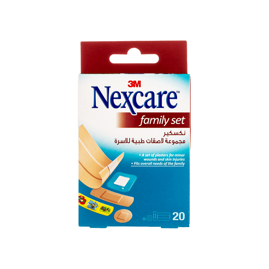 نيكسكير  فاميلي ست  - ضمادات-NEXCARE FAMILY SET 20''REF-FS-20