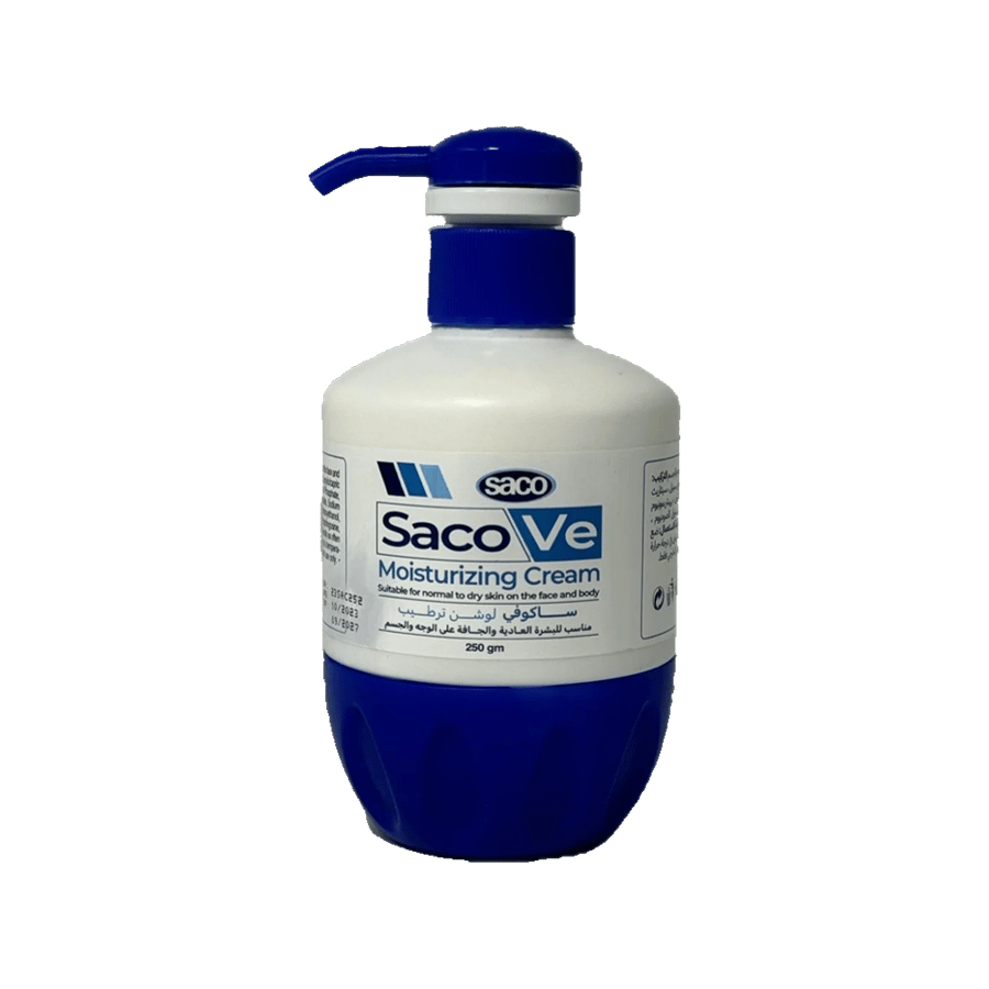 ساكو فى لوشن ترطيب للبشرة العاديةوالجافة 250 جرام-SACO VE MOISTURIZING CREAM 250 GM