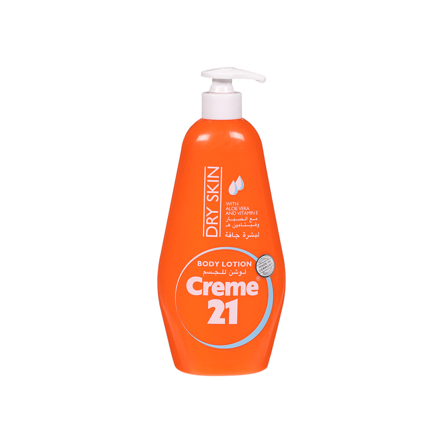 كريم 21 لوشن الجسم للبشرة الجافة 600 مل-CREME 21 LOTION  DRY SKIN 600ML