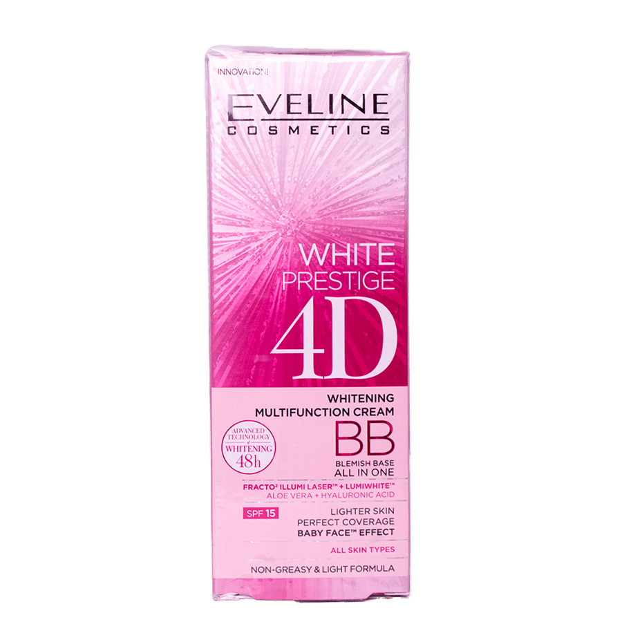 كريم بي بي إيفلين وايت برستيج ٥٠ مل-EVELINE WHITE PRESTIGE BB CREAM 50ML