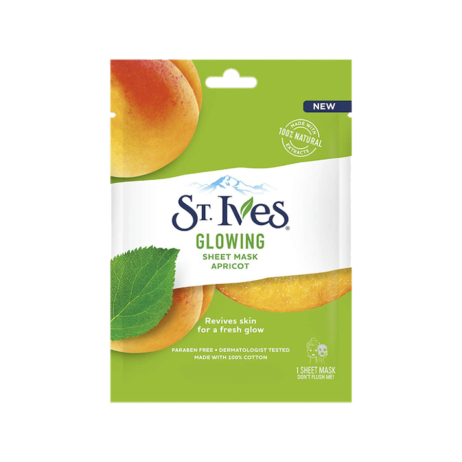 سانت ايفز ماسك الخوخ-ST. IVES GLOWING SHEET MASK