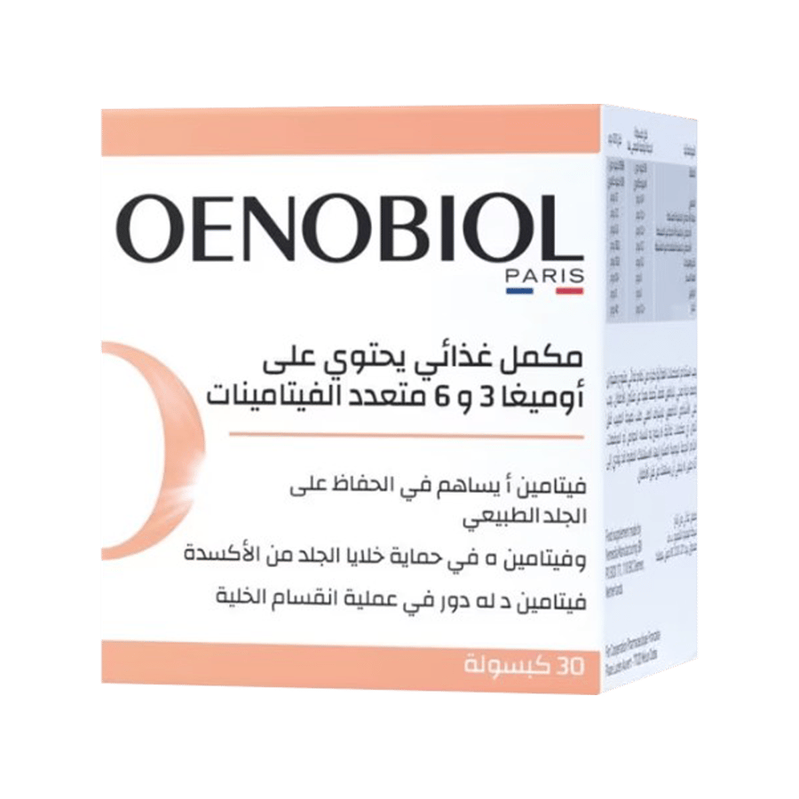 أوينوبيول أوميغا 3 و6 وفيتامينات متعددة 30 كبسولة OENOBIOL OMEGAS 3AND6 AND MULTIVITAMINS 30 CAP