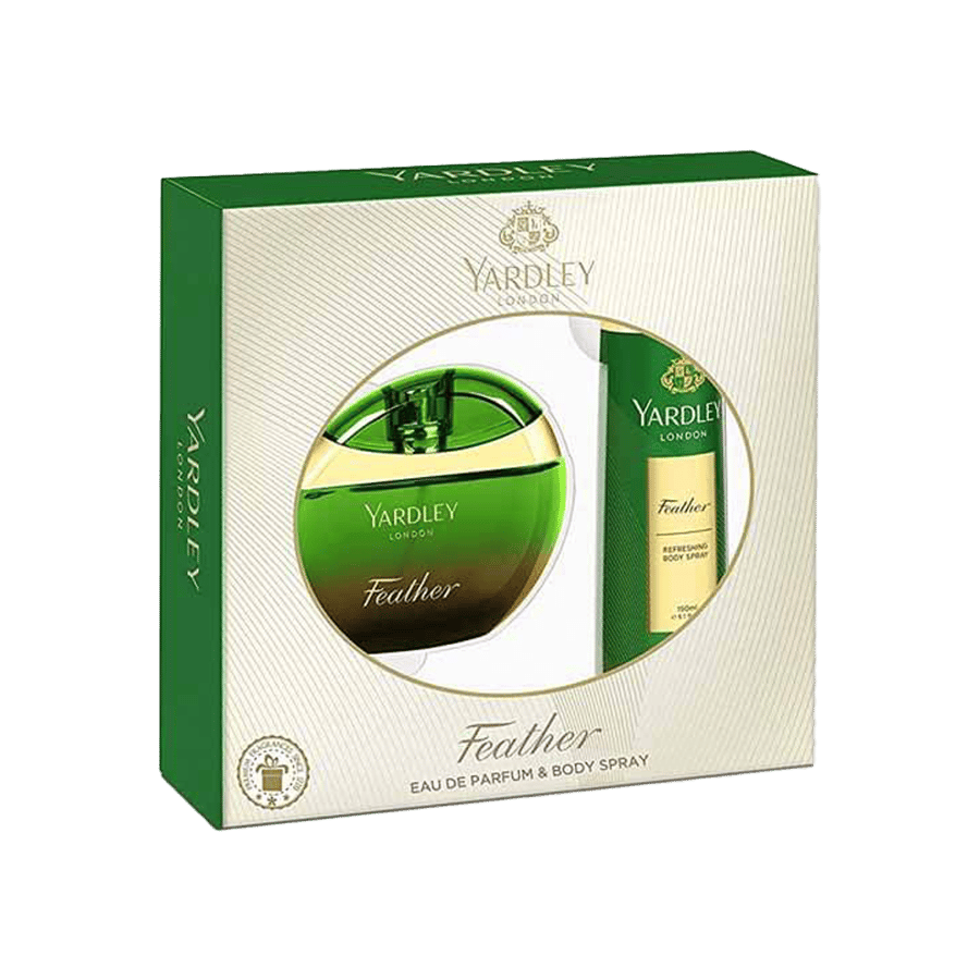 ياردلي ديو صندوق الهدية ريشة-YARDLEY DEO GIFT BOX FEATHER
