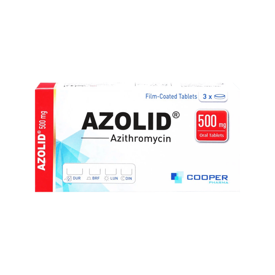 أزوليد ٥٠٠ مجم ٣ أقراص-AZOLID 500 MG 3 TAB