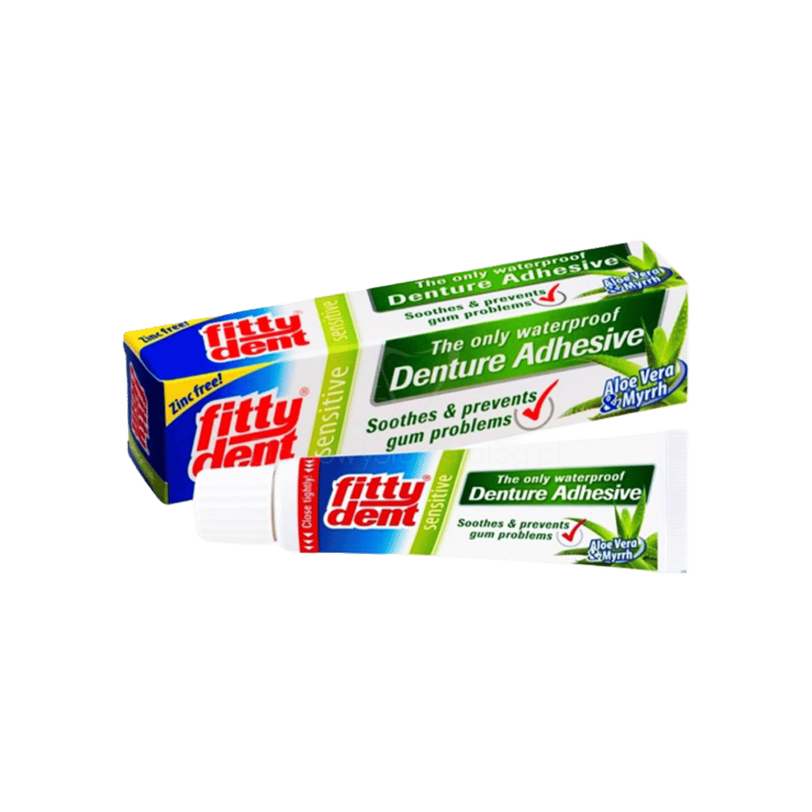 فيتي دينت معجون لتثبيت الأسنان  40 جم-FITTY DENT SENSITIVE GUM 40 GM