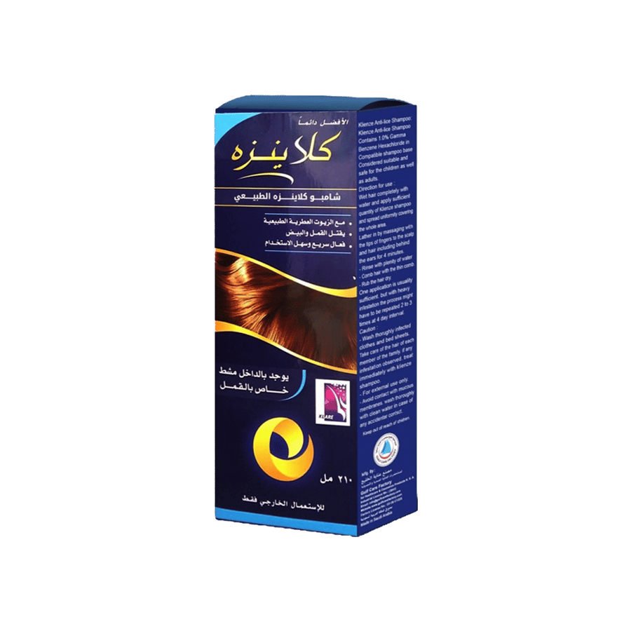 كلينزه شامبو لعلاج  القمل 210 مللي-KLIENZE ANTI-LICE SHAMPOO 210ML