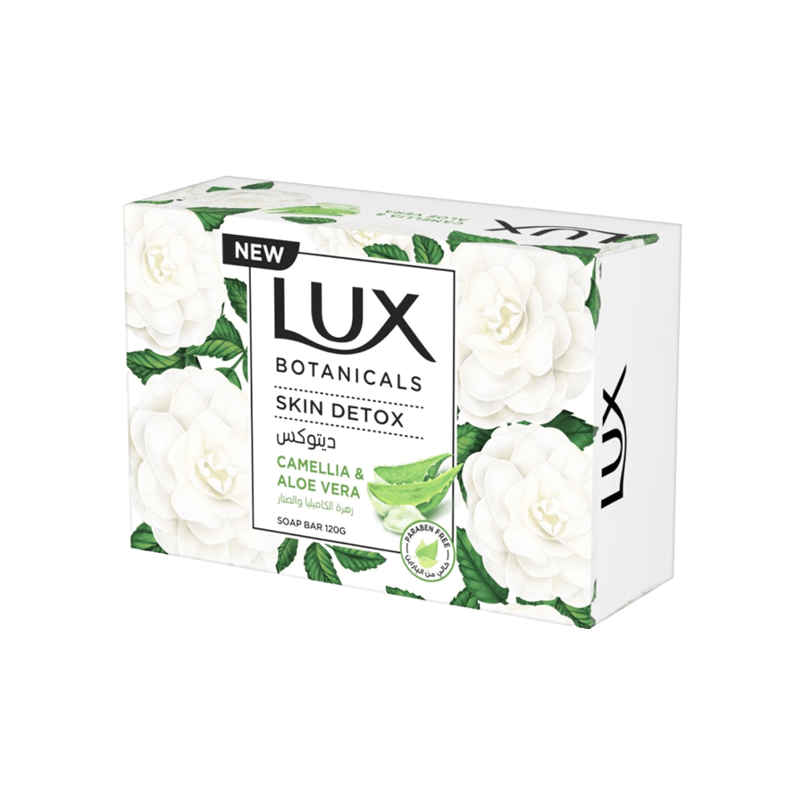 لوكس صابون من الكاميليا و الالوفيرا 120 جرام-LUX SOAP BAR 120G CAMELLIA&ALOE VERA