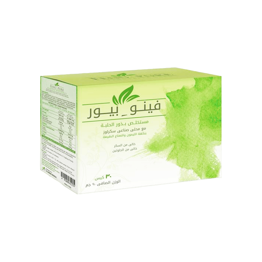 فينو بيور  30 كيس غني بالحلبة لادرار الحليب للمرضعات-FENU-PURE SWEETENER 30 PCS SACHETS