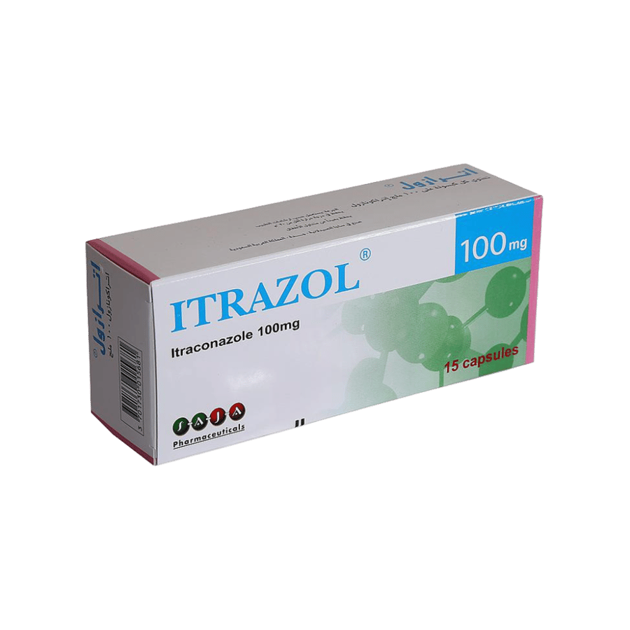 ايترازول 100 مجم 15 كبسولة-ITRAZOL 100MG 15 CAP.