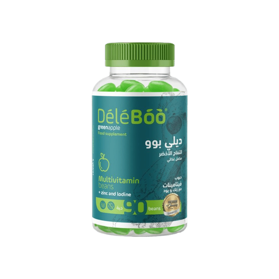 ديلي بو متعدد الفيتامينات + زنك + اليود 90 حبة-DELE BOO M/VIT+ZINC & IODINE  90 BEANS