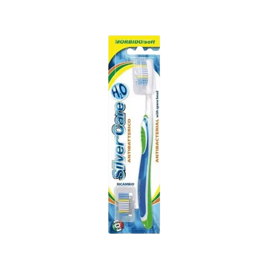 سيلفر كير فرشاة أسنان  ناعمه-SILVER CARE T/B 2 HEAD SOFT