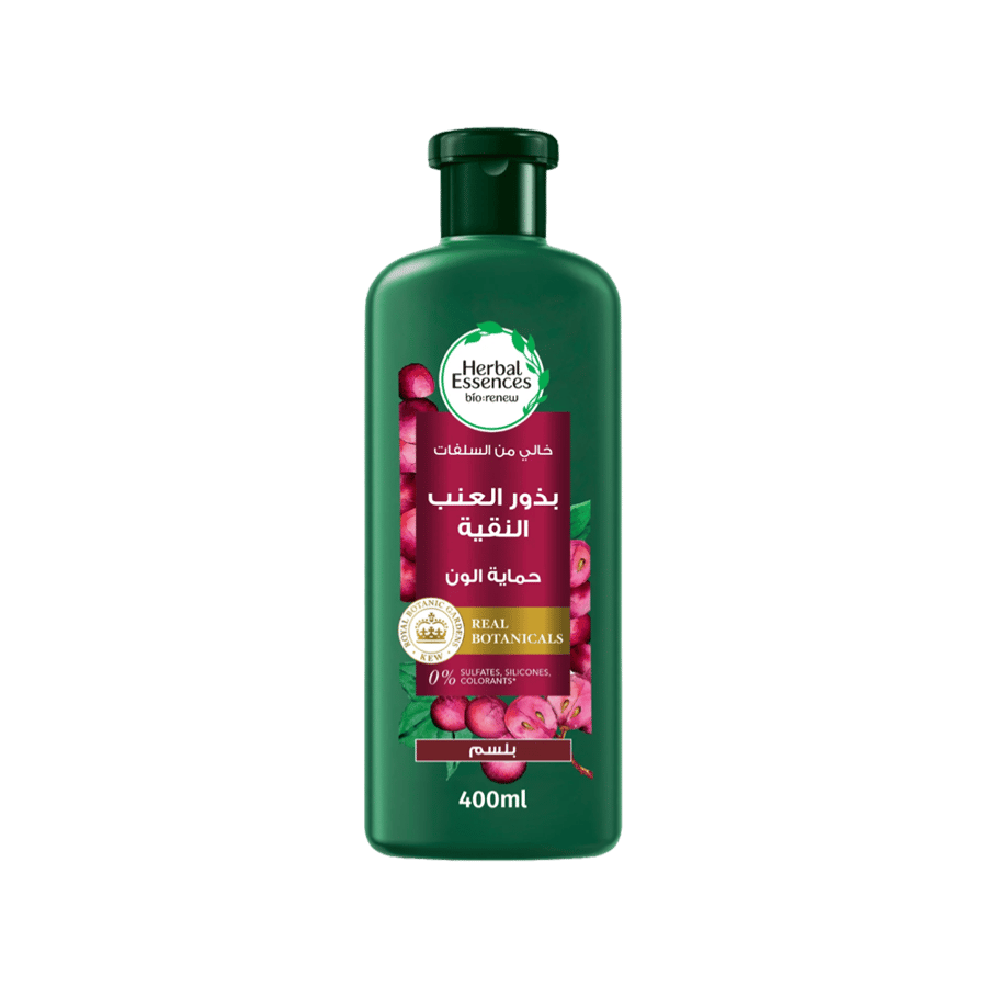 بلسم أعشاب عطرية 400 مل بخلاصة بذور العنب النقية-HERBAL ESSENCES COND. 400 ML PURE GRAPESSED