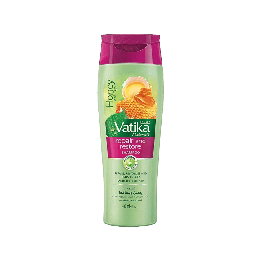 فاتيكا شامبو 400 مل  الاصلاح والحفاظ على الشعر-VATIKA SHAMPOO 400ML(repair&restore)
