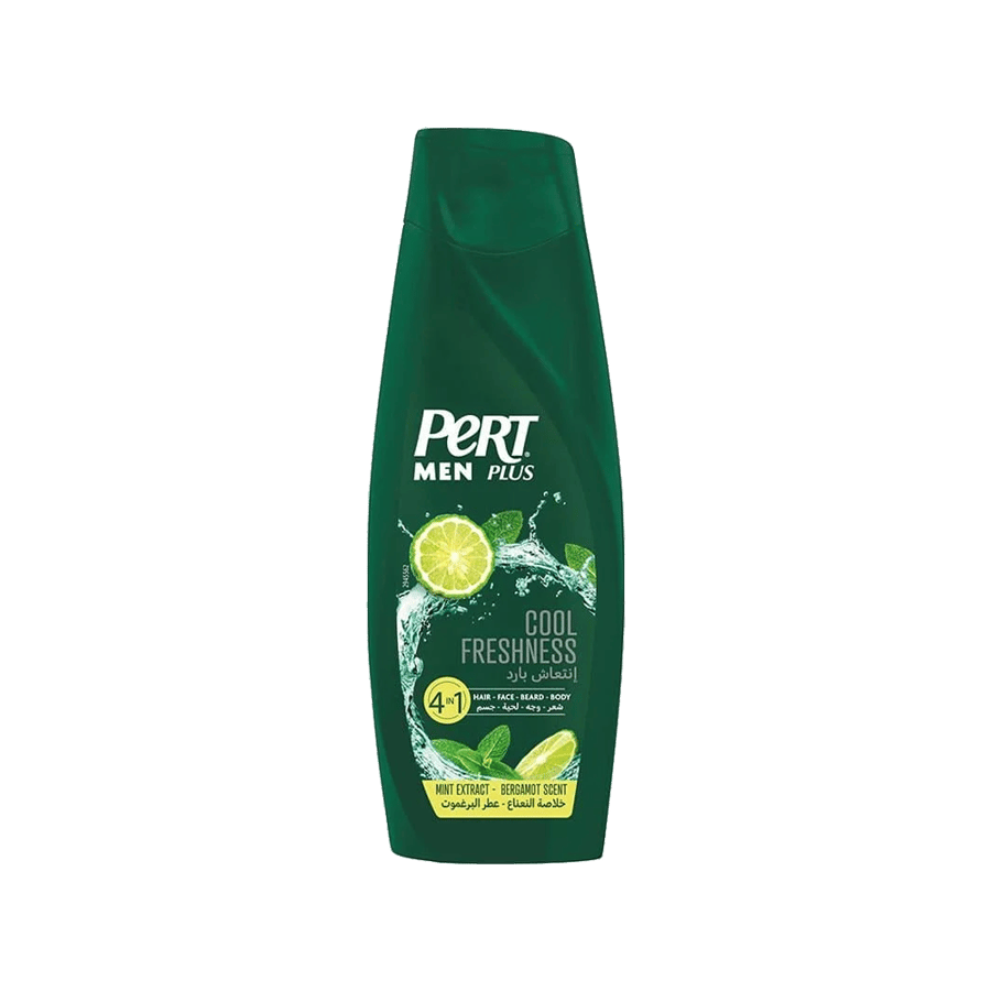 برت بلس4 فى1 شامبو للرجال إنتعاش بارد 360مل-PERT PLUS MEN SHAMPOO 360 ML (COOL PRESHNESS)
