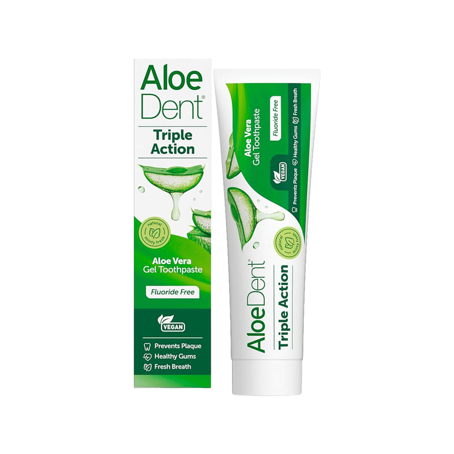 الودنت  معجون أسنان ثلاثى المفعول -50 مل-ALOE DENT TRIPLE ACTION T/P 50ML