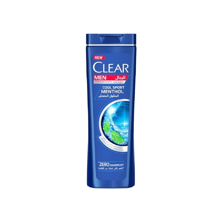 كليير شامبو  للرجال الرياضيين بالنعناع المنعش 200 مللي-CLEAR MEN COOL SPORT MENTHOL SHAMPOO 200 ML