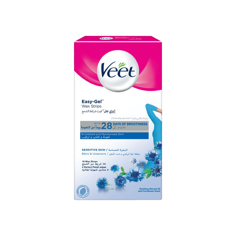 ڤيت شرائح شمعية - 16 شريحة-VEET BIKINI & UNDER ARM  16 STRIPS