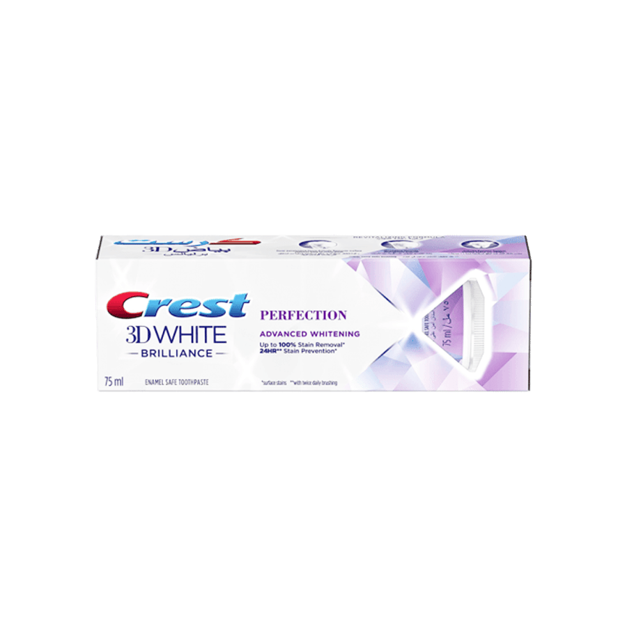 كريست  ثري دي وايت  معجون أسنان 75 مل-CREST 3D WHITE BRILLIANCE T/P 75ML(PERFECTION)