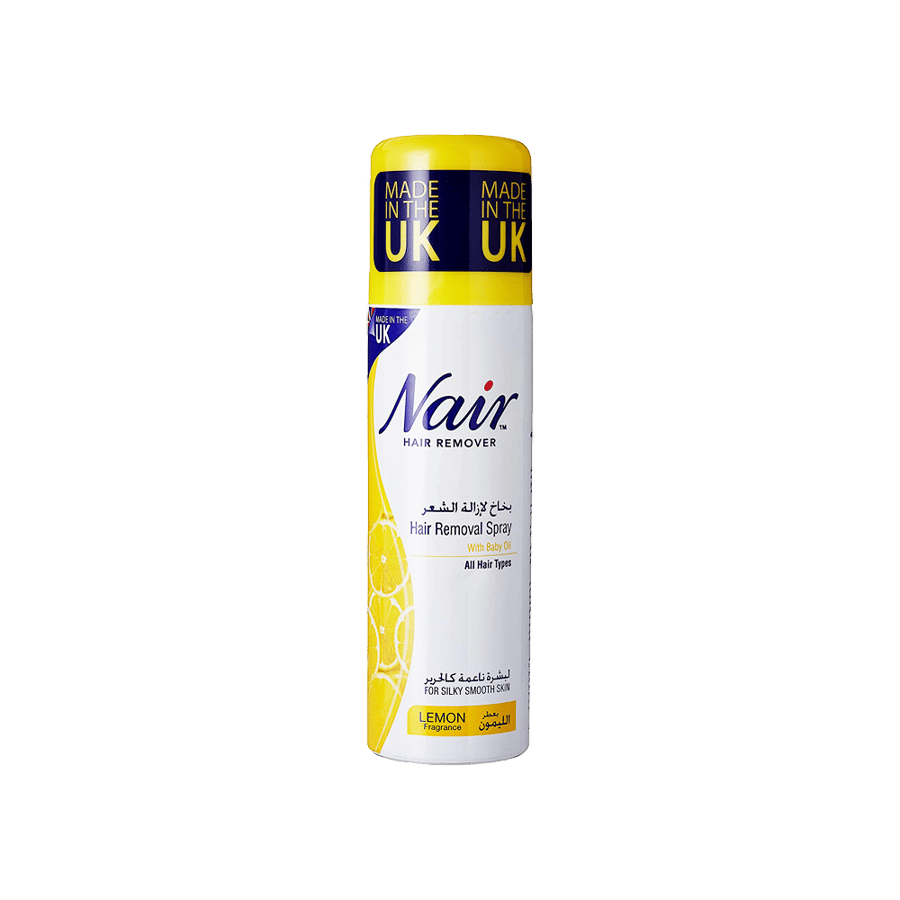 نير سبراي مزيل للشعر 200 مللي بالليمون-NAIR HAIR REMOVER SPRAY (LEMON) 200 ML