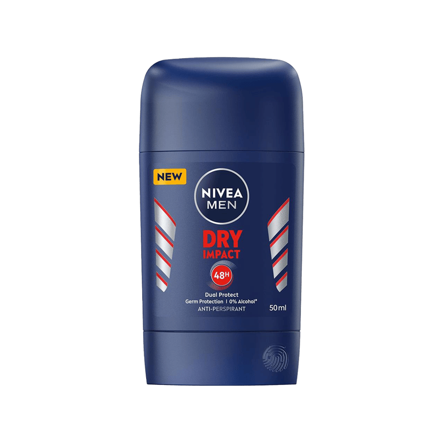 نيفيا ستيك دراي امباكت مزيل للتعرق 50 مل-NIVEA STICK DRY IMPACT 50ML