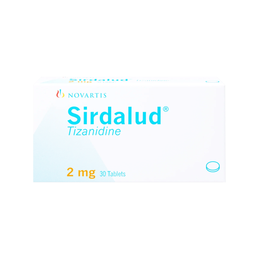 سيردالود 2 مجم 30 قرص-SIRDALUD 2 MG 30 TABLETS